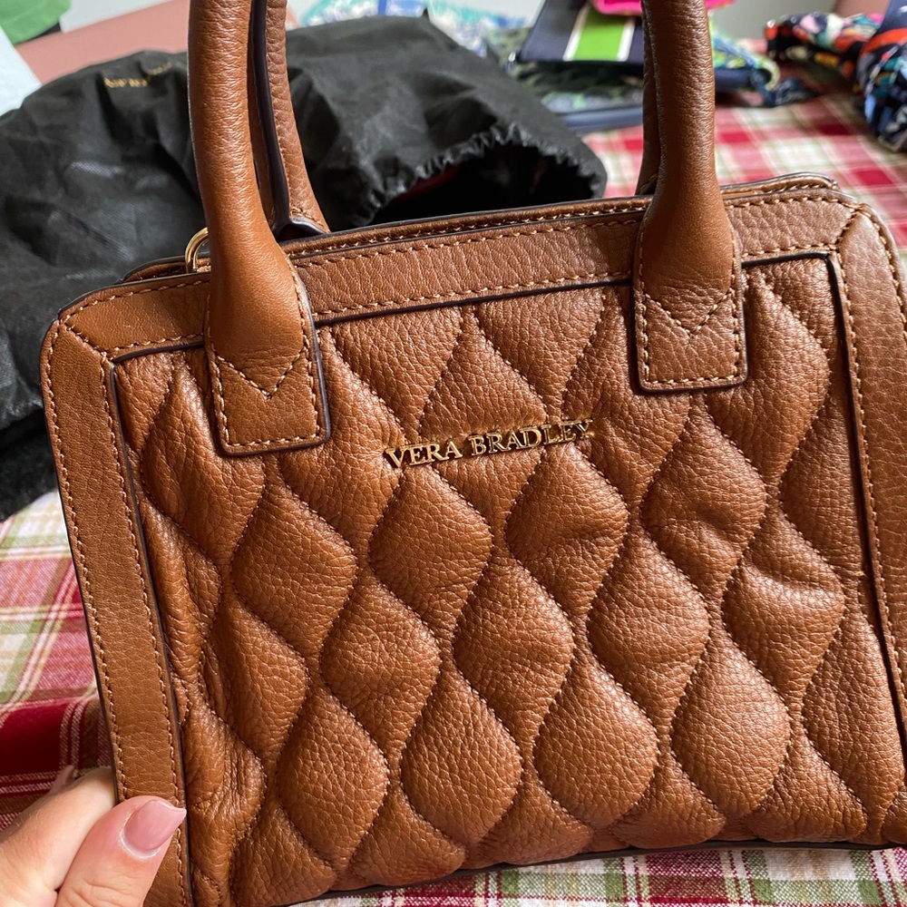 Brand NEW Vera Bradley leather Clutch/shoulder bag